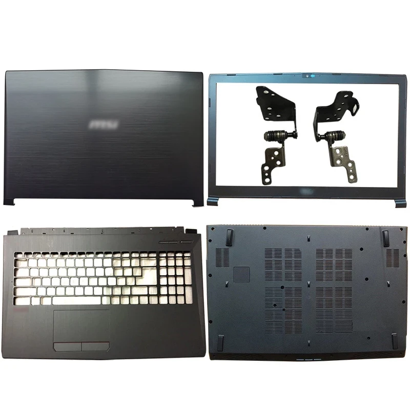 

Новинка для MSI GP72 GL72 GL72M Фотографическая задняя крышка для ноутбука с ЖК-дисплеем/передняя рамка/петли/Упор для рук/Нижняя крышка Пластиковый Чехол