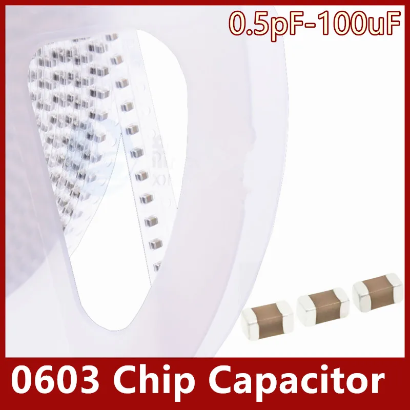 100PCS 0603 SMD Chip Multilayer Ceramic Capacitor 0.5pF - 22uF 10pF 22pF 100pF 1nF 10nF 15nF 100nF 0.1uF 1uF 2.2uF 4.7uF 10uF 100pcs 1206 50v smd thick film chip multilayer ceramic capacitor 1pf 22uf 1p 10pf 10nf 100nf 1uf 2 2uf 4 7uf 10uf 22pf