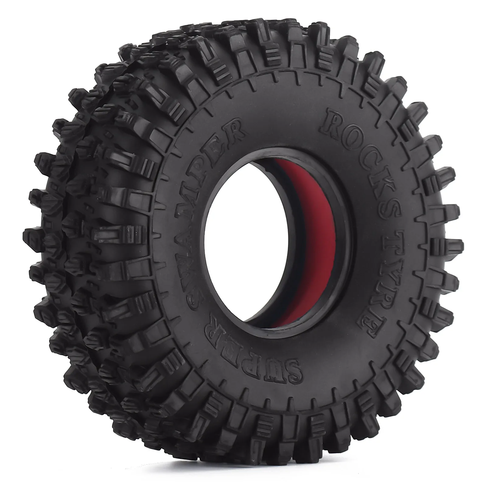 INJORA 4 個 1.9 インチゴムホイールタイヤ デュアルステージ