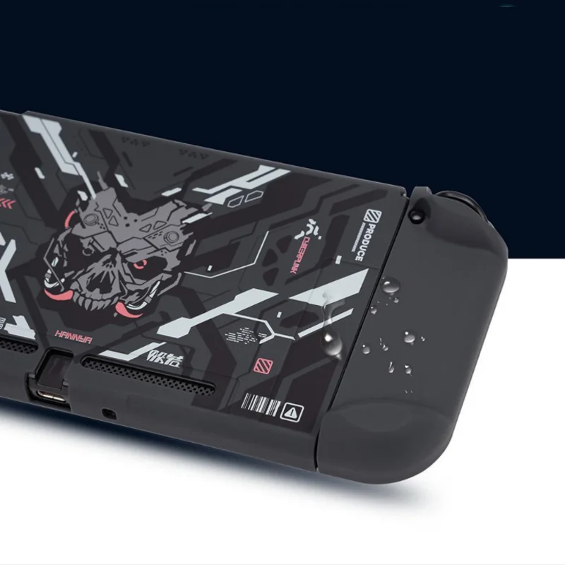 Mecha-hard Crystal Shell Case para Nintendo Switch Matte Shell Protetor ns Joy-con Controlador de Jogo Tampa Traseira Protetor Completo - Image 2