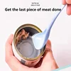 Cat Treat Spoon Portable Silicone Dog Cat Canned Lid 2-in-1Food Sealer Spoon Pet Food Cover Storage Fresh-keeping Lids Bowl 6