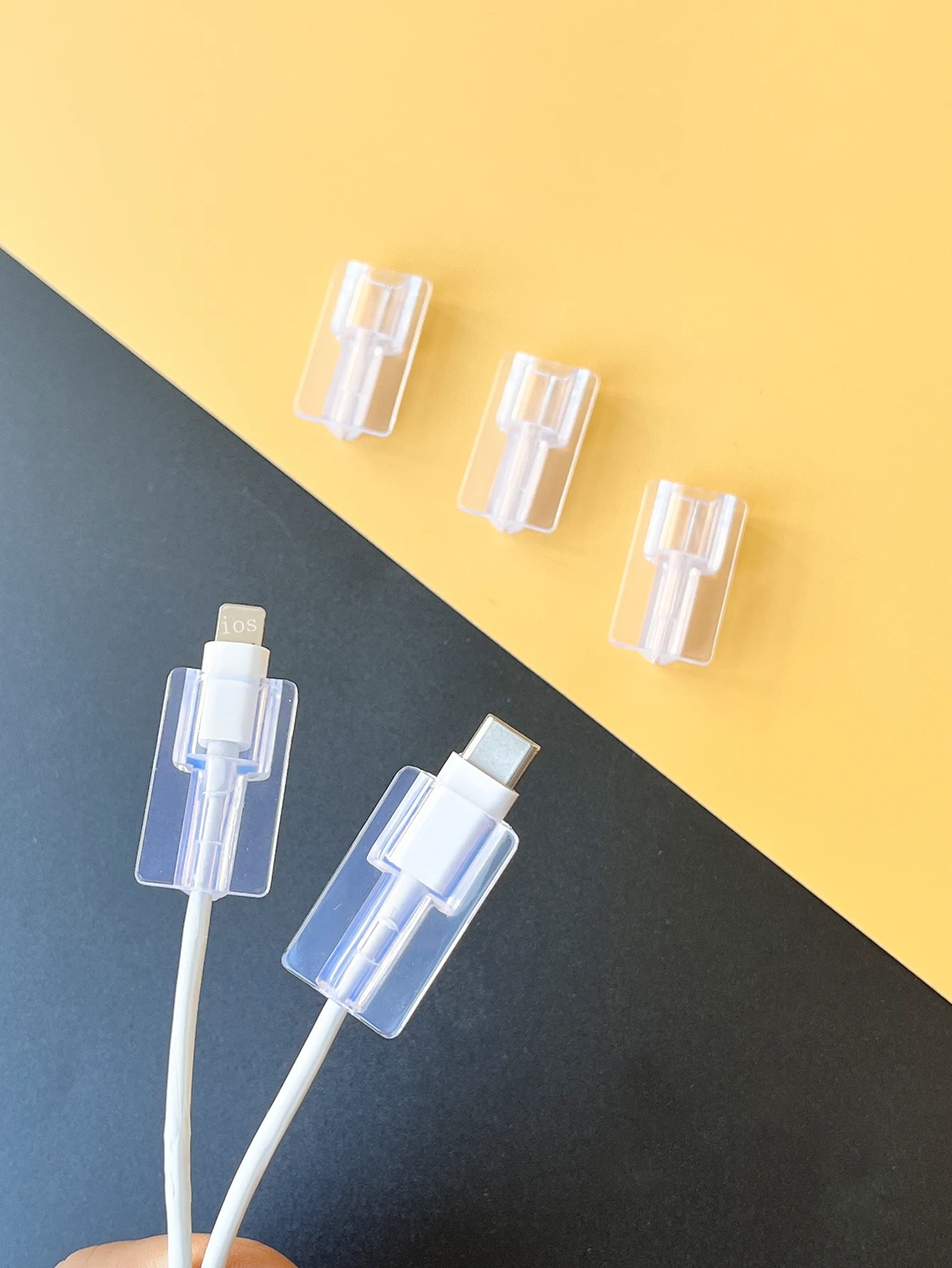 5-Pack Soft Silicone Cable Protectors - Durable Charger Guards
