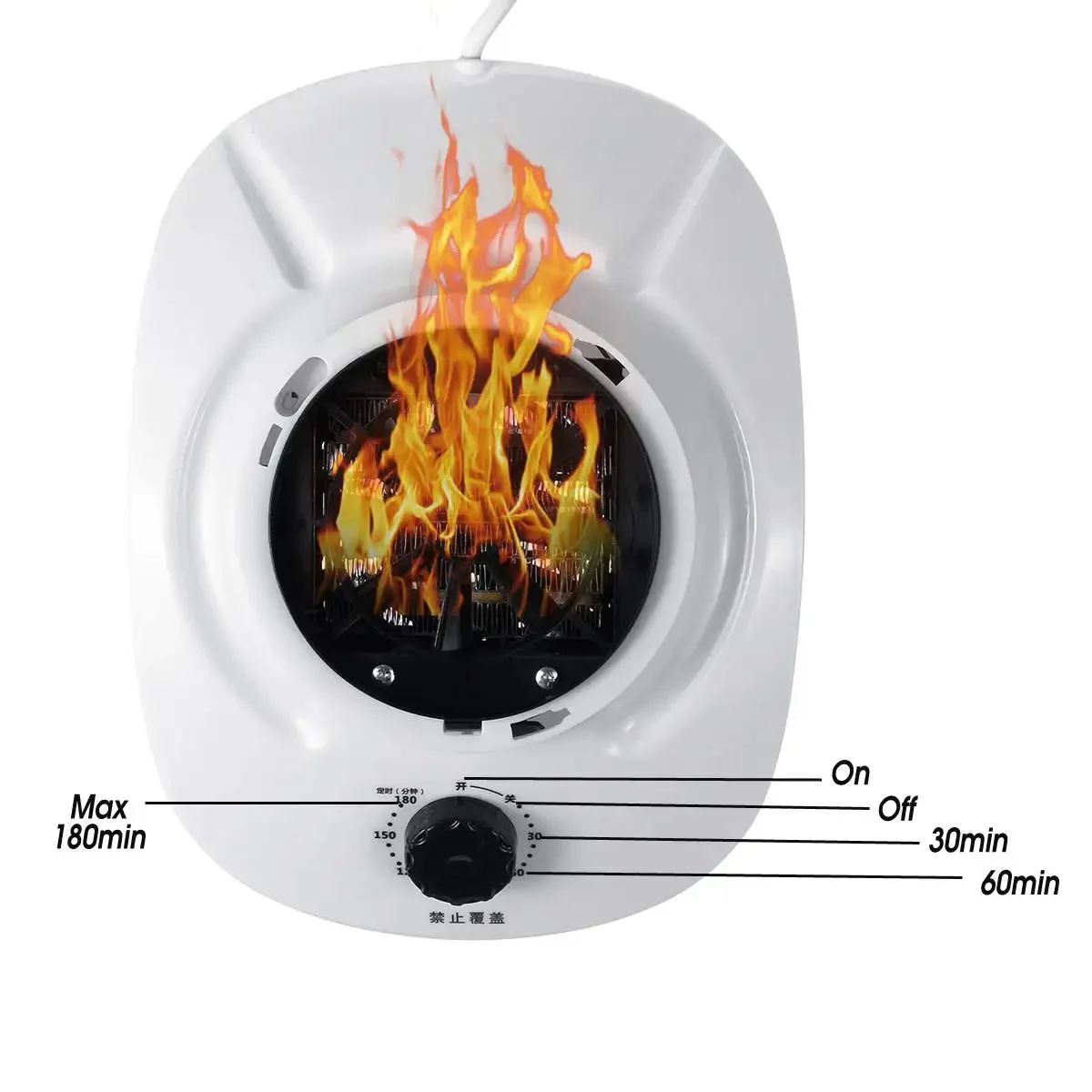 900W foldable electric clothes dryer, portable warm air dryer, fast heating laundry hanger, shoe dryer 4