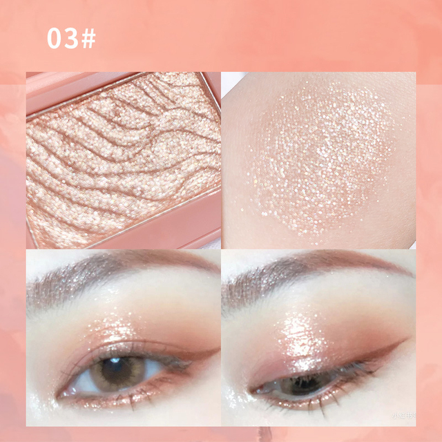 Highlighter Monochrome Eye Shadow Palette Face Body Makeup Waterproof Highlight Make up Contour Face High Gloss Powder