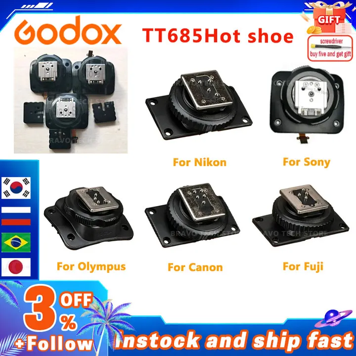 Godox TT685 TT350 Flash Hot Shoe Replace Accessories
