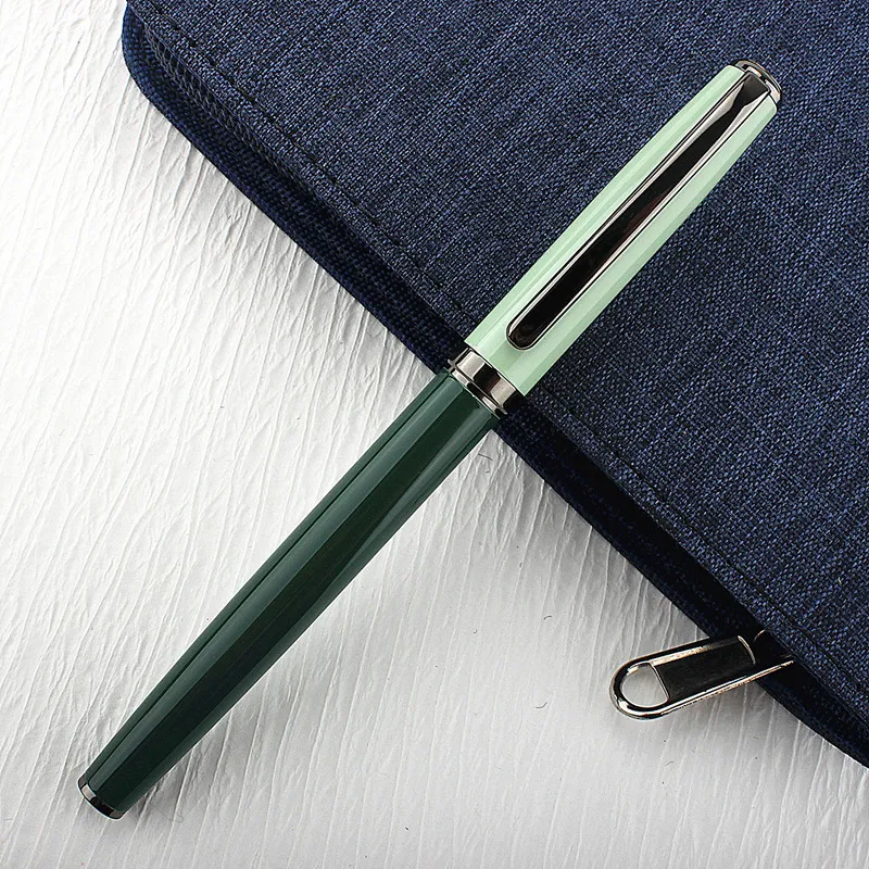 

Luxury School Office Fountain Pen Extra Fine Nib Classic Design with Converter Metal Stainless Steel Material Writing Pens