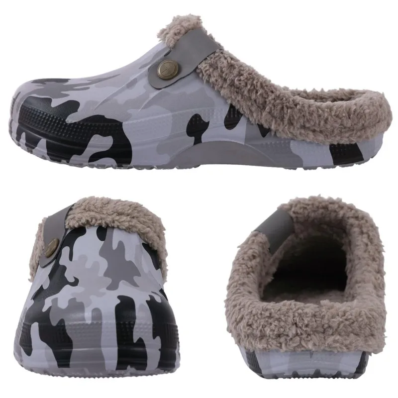 Waterproof Fuzzy Slippers for Women and Men
