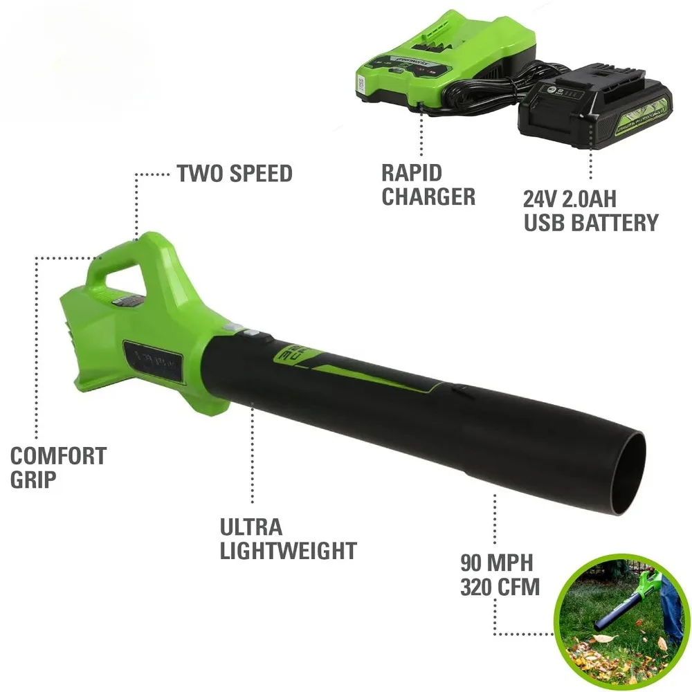 Lawn Mower,48V (2x24V) 21" Self-Propelled Mower Combo Kit W/Leaf Blower,Gas Lawn Mower