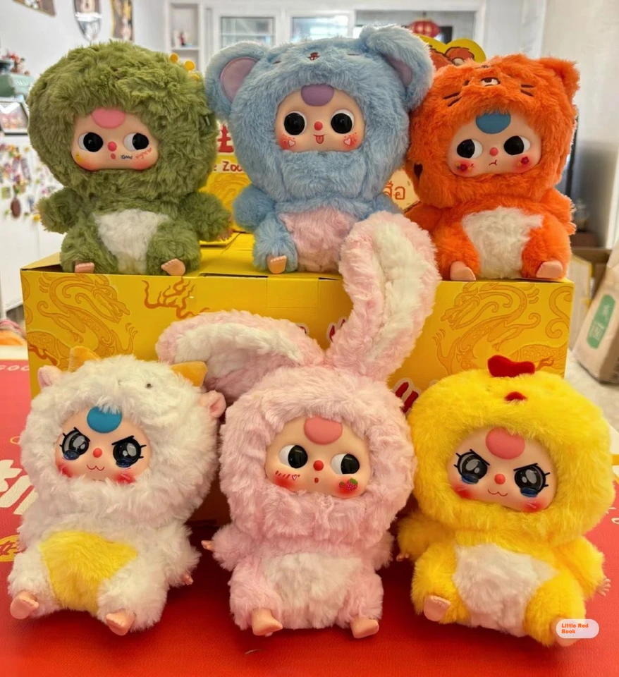 W magazynie Baby Three Twelve Zodiac Series Plush Doll Blind Box