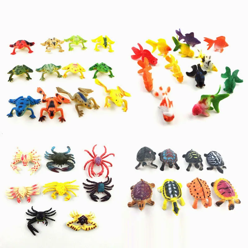 Realistic Fake Insects Twisty Worm Snake Crap Fish Caterpillar Educational Prank Trick Toy Simulated Different Animal Kid Toy 24pcs simulated chocolate models pretend play food realistic fake chocolate toy house toy