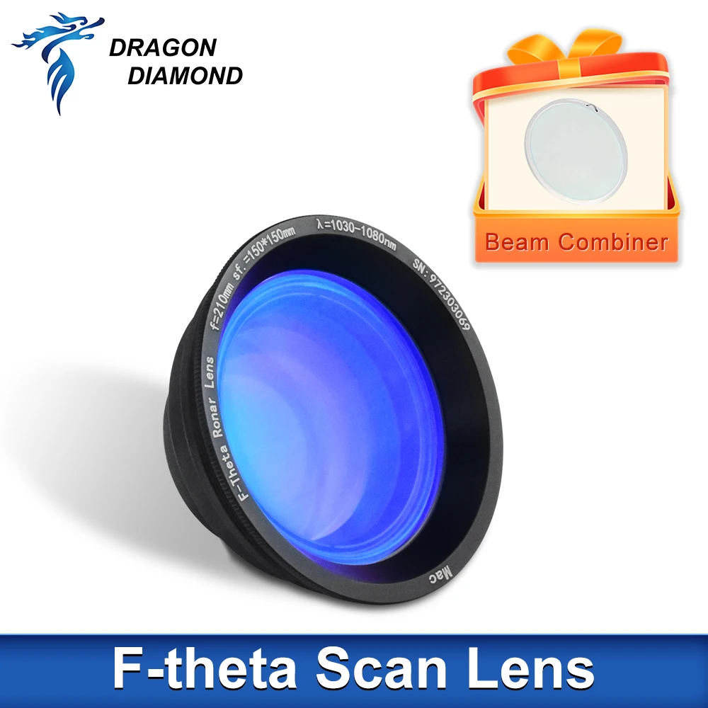 Fiber F-theta Scan Lens Field Lens 70x70-200x200 F100-F290 For 1064nm YAG Optical Fiber Laser Marking Machine Parts