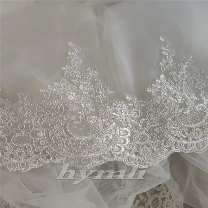 118" Long ,102" Wide One Layer Mantilla Veil , Wedding Veil , Bridal Veil, Lace With Metal Comb
