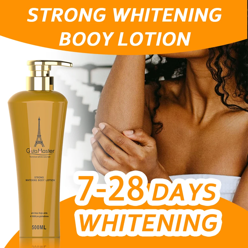 Kojic Acid Whitening Lotion 500ml Fight Pigmentation Spots Brighten Smooth Moisturizing Reduced roughness Skin Whitening Product 2