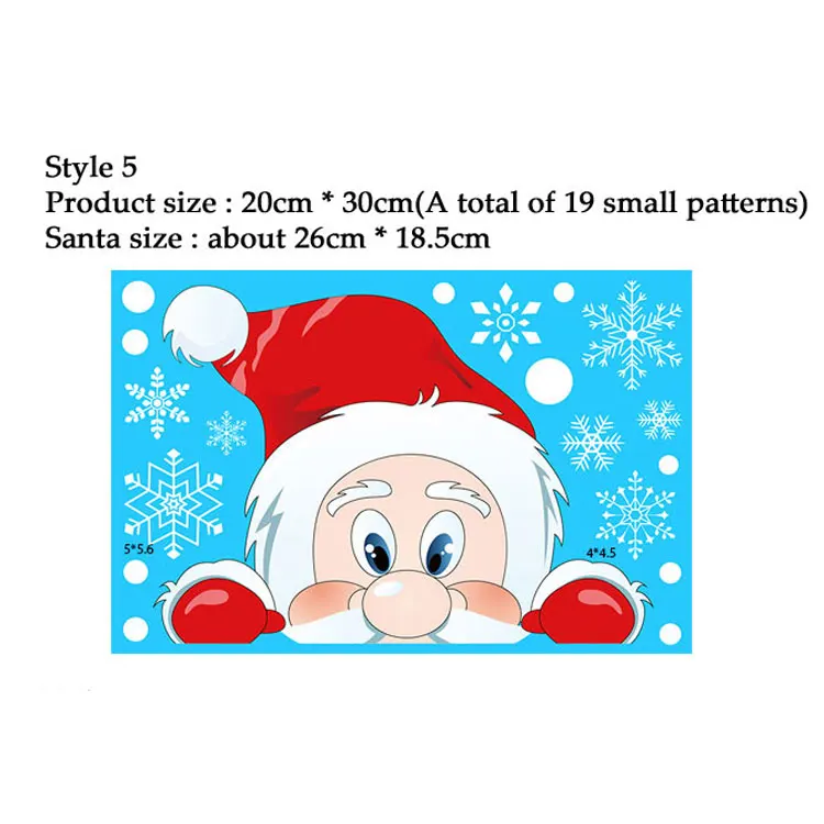 Snowflake Electrostatic Wall Stickers - Festive Window Decorations