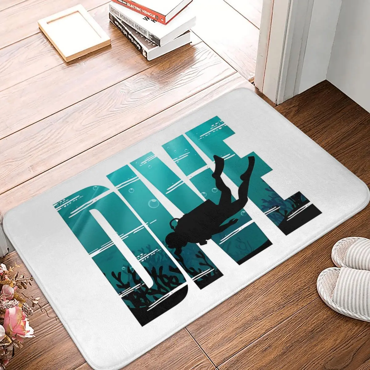 Tempo Speciale Salva Ocean Scuba Dive Diver Diving Tappetino Da Bagno Tappeto Home Zerbino Soggiorno Tappeto Balcone