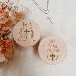 First Holy communion Engraved keepsake Jewelry Box 1st communion gift from godparents Religious Gift Baptism Christening box