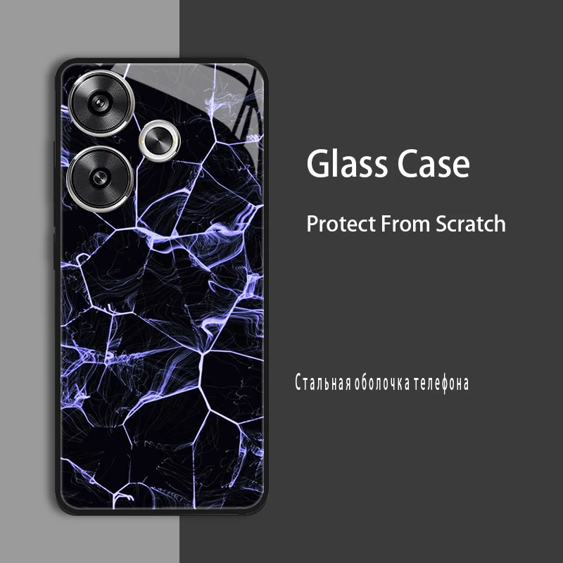 Enhanced Shockproof Tempered Glass Case Cover with Bumper Protection