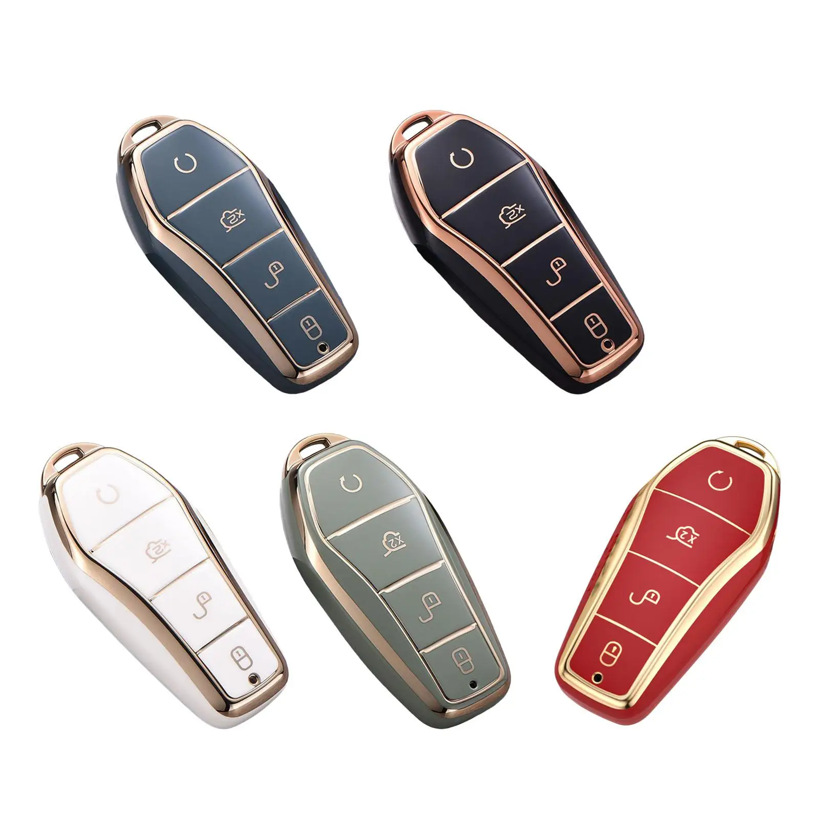 Vehicle key fob cover protection tpu protector car key case for byd