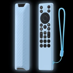 Silicone Protective Cover Sleeve with Lanyard (Luminous Blue)