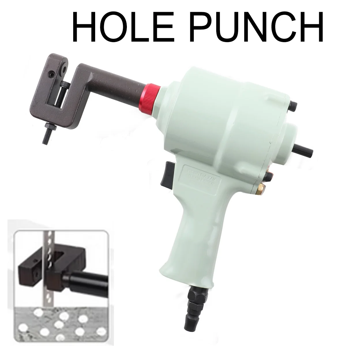 

DIY Pneumatic Punching Gun Air Hole Puncher Metal Advertisement Character Tool Opening Hole Machine Perforation 6mm