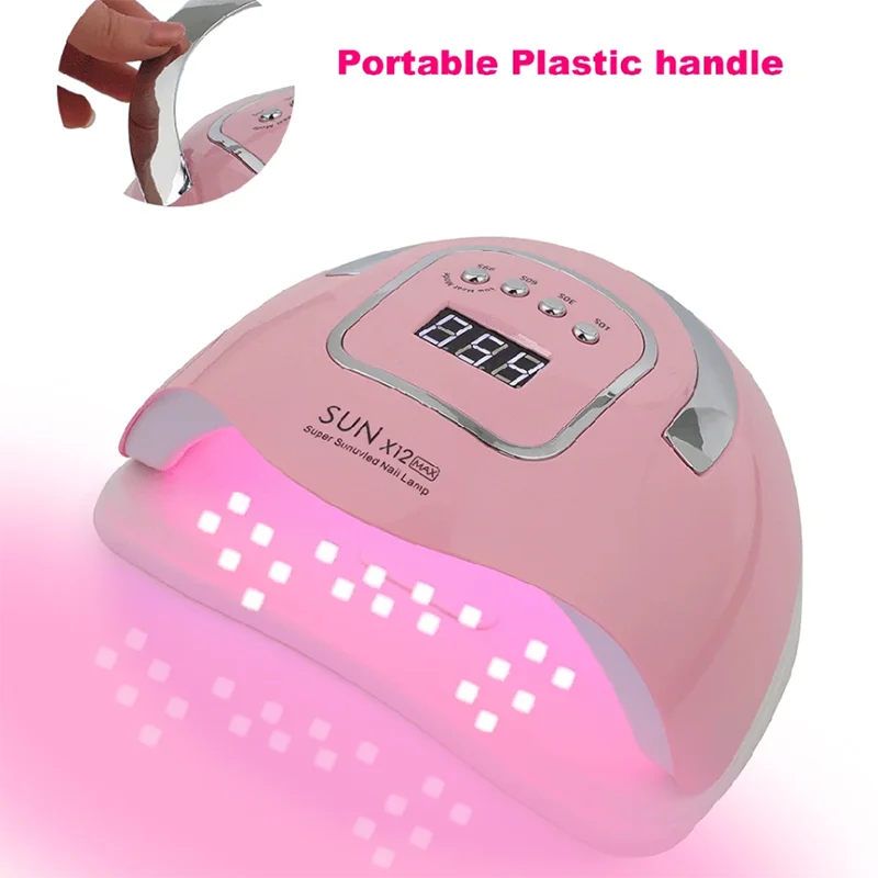 280W UV LED Nail Dryer Professional Gel Polish Drying Lamp with 4 Timer Settings for Fast Curing Gel Nails at Home Salon Use 6