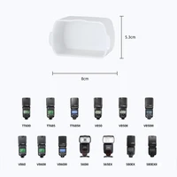 Flash Diffuser Dome Bounce Fit for Canon Speedlite 580EX 580EX II Godox V850 860II TT685 TT600 TT520II Yongnuo YN-560/565 3