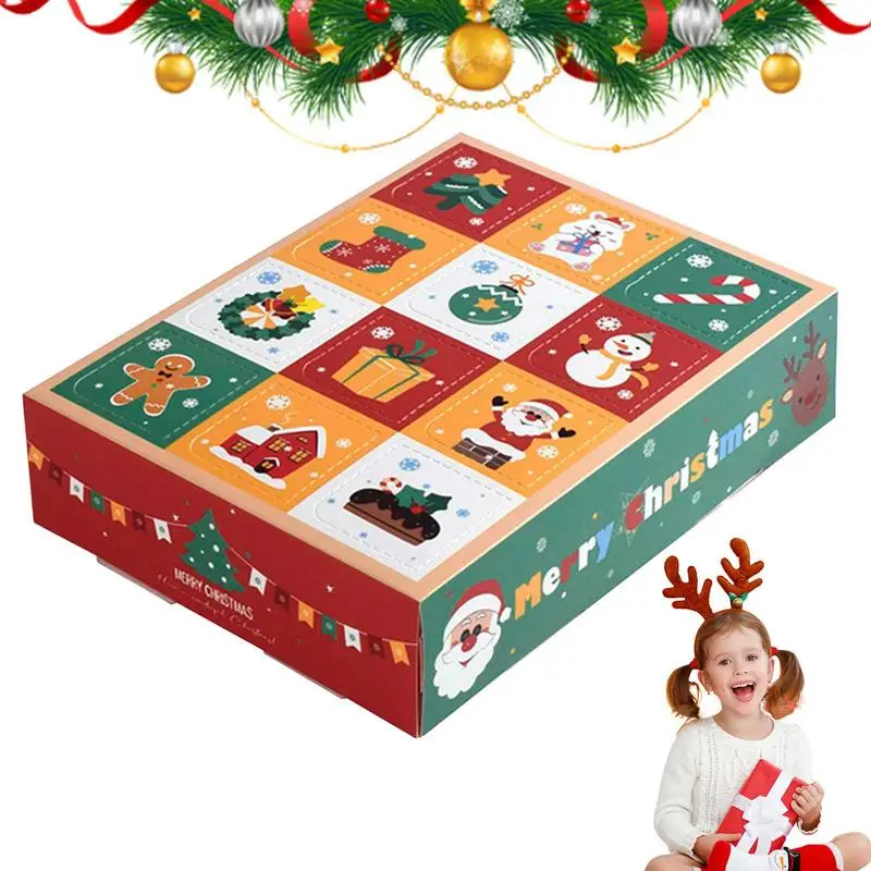 

Christmas Gift Boxes 5PCS DIY Gift Box With 12 Grids And Finger Surprise Creative Christmas Decorations For Present Toys