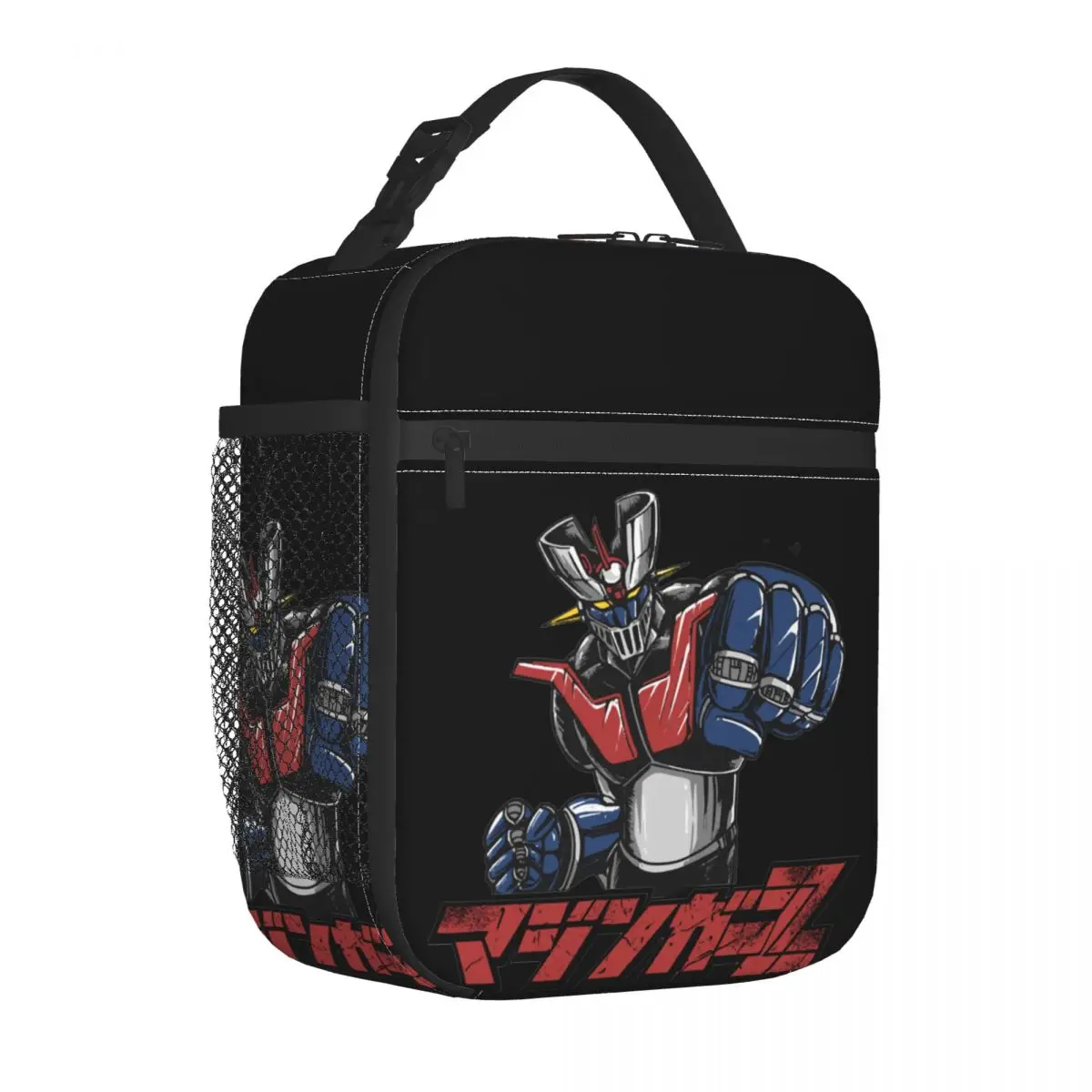 

Изолированная сумка для обеда Goldorak Actarus Mazinger Z, сумка-холодильник, ланч-контейнер, робот-конвертер, аниме Портативный Ланч-бокс, уличный