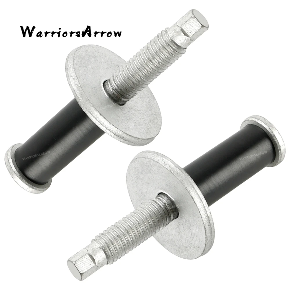 Pair Rear Left Right Tailgate Striker Latch Bolt Steel For Dodge Ram 2002-2017 6512878AA 06508552AA 6508552AA