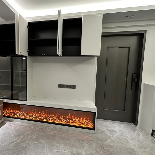 Decorative Heating Embedded European Style Electronic Fireplace Core Simulates Flame Artificial Fireplace 1