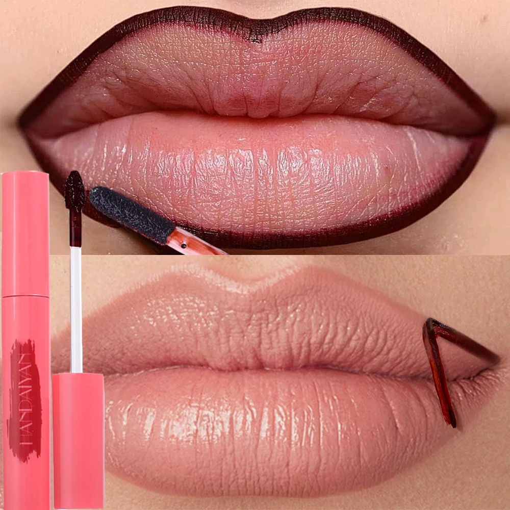 Peel-off Lip Liner Lipstick Waterproof Lasting Tear Off Lipgloss Tattoo Matte Orange Brown Lip Stain Outline Contour Cosmetics