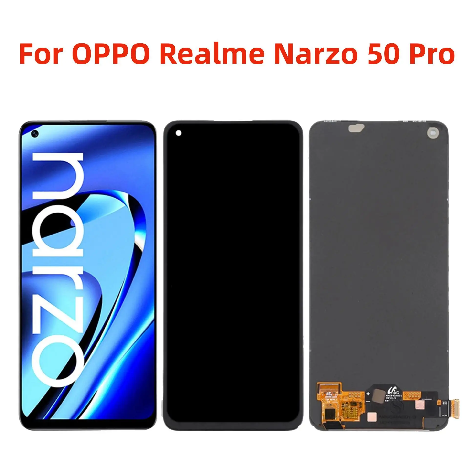 

6,4 ''Оригинальный ЖК-дисплей для OPPO Realme Narzo 50 Pro RMX3395 RMX3396