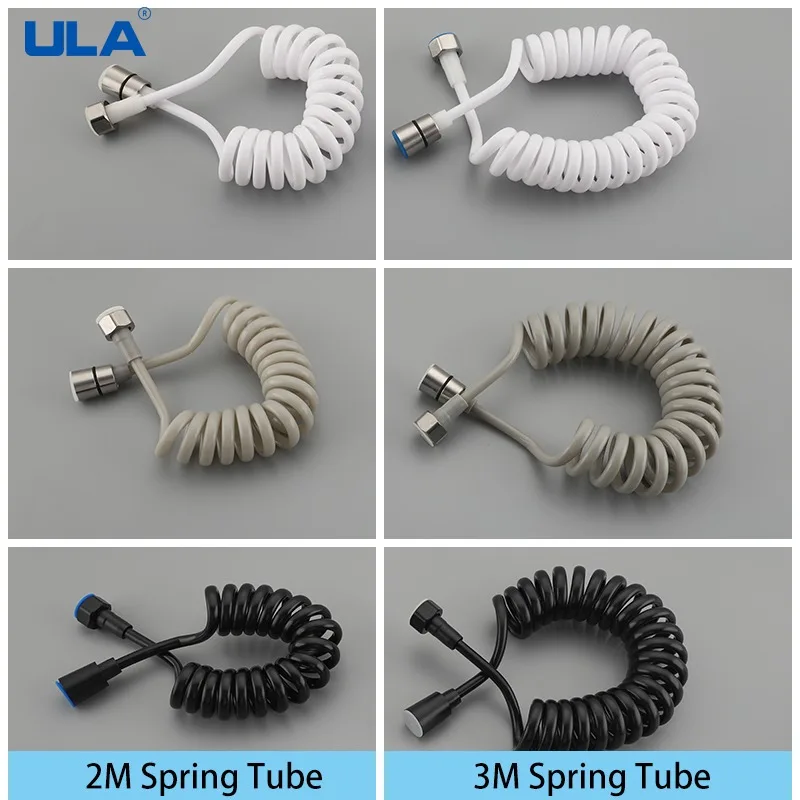 Spring Flexible Retractable Hose 2M/3M Shower Hose Toilet Bidet Water Pipe Plumbing plumbing hose water pipe shower hose plumbing supply hose