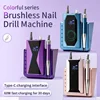 Wholesale Brushless 40000RPM Storage Nail Grinder Charging Portable Nail Remover Nail Art Machine Nail Stuff Wave Polish Makeups 3