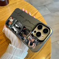 For iPhone 17 16 15 14 13 12 11 Pro Xs Max Mini SE 2020 2022 Air XR 7 8 Plus 16e Personalized multi Photo Custom DIY Phone Case 3