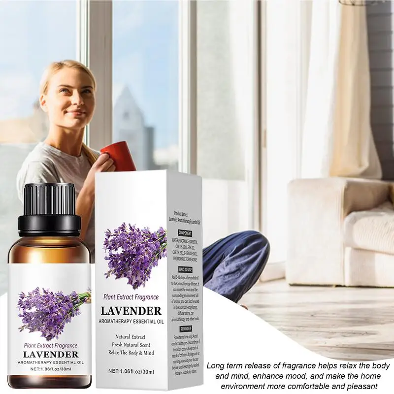 Flower Fruit Essential Oil Water-soluble Relieve Stress For humidifier aroma diffuser Fragrance Lamp Air Freshening Aromatherapy