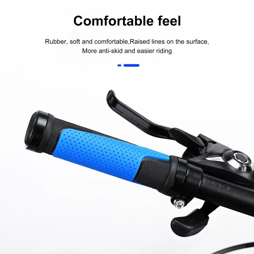 Handlebar Grips Anti-slip Shock-absorption Bicycle Grips Road Bike Handlebar Cover 2Pcs/Set