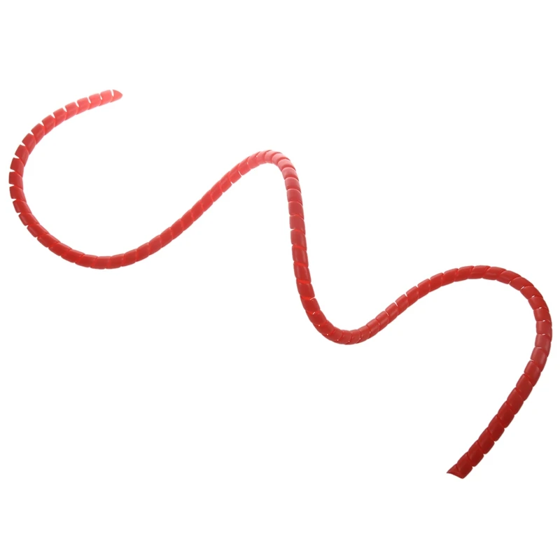 2X Scooter Line Spiral Color Change Tube Protector 1M Length Winding Tubes For Xiaomi M365 Pro Accessories Red