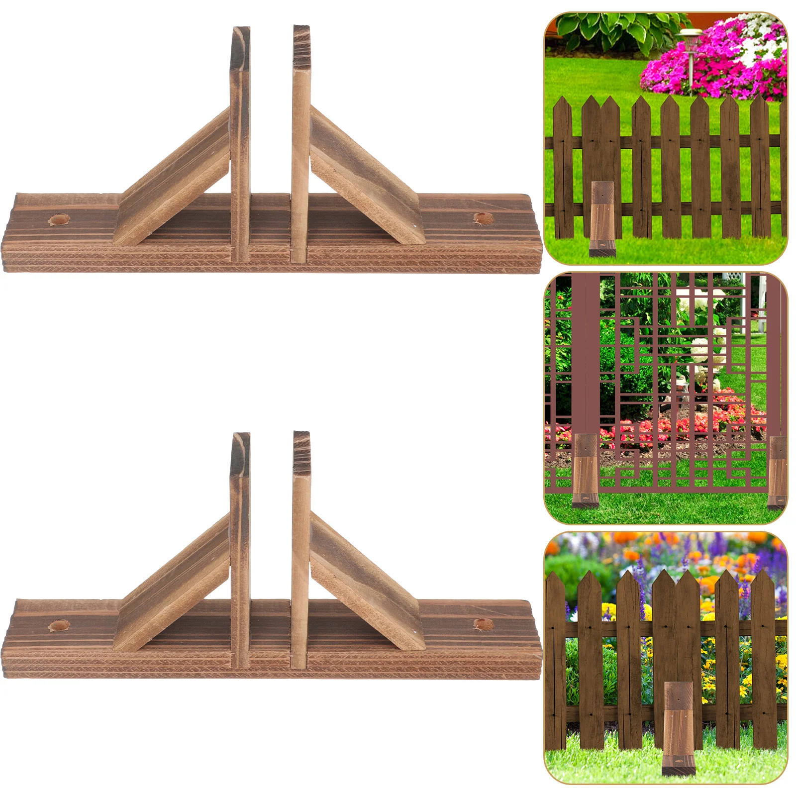 

Garden Pet Door Bases Lawn Picket Pet Door Stand Striangle Feet Kit Support Yard Stand Holder Accessories Yard Pet Door Supply