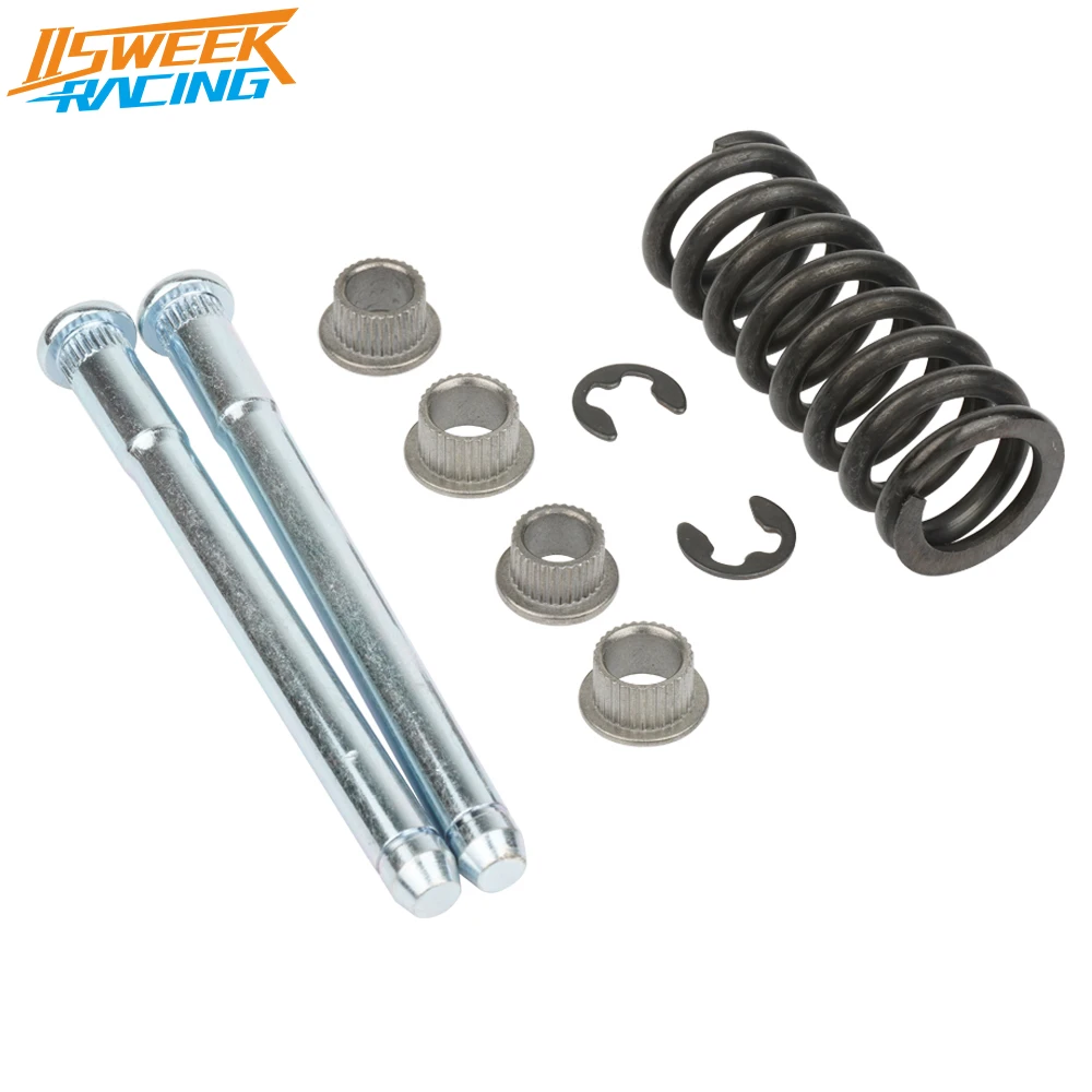 Door Hinge Pin And Spring With Bushing Repair/rebuild Kit For 19942004