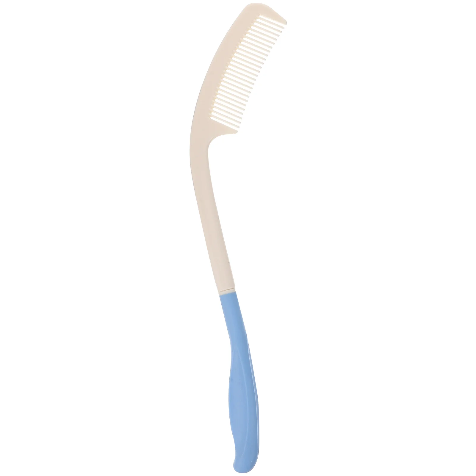

Long Handle Comb Curved Handle Comb Plastic Elderly Comb The Aged Disabled Comb