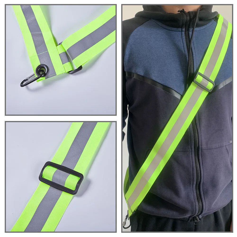Reflective Sash Safety Shoulder Belt High Visibility Reflective Elasticated Strip Adjustable Visible Night Jogging Safety Belt reflective tape bands,reflective tape