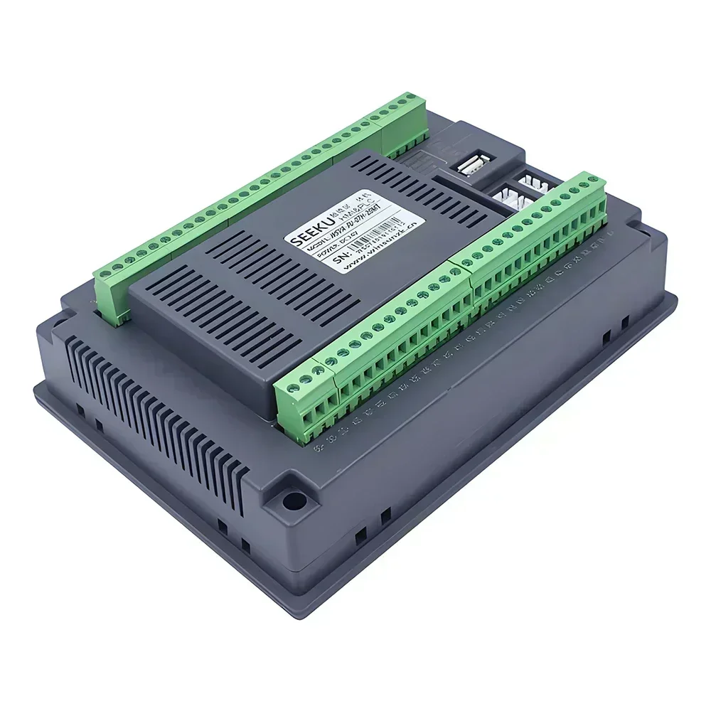 7 Inch HMI with FX3U HMI PLC All in One Integrated PLC-HMI Combo with RS485 PLC supports Mitsubishi GX developer or GX works 2 hmi touch screen,plc modules