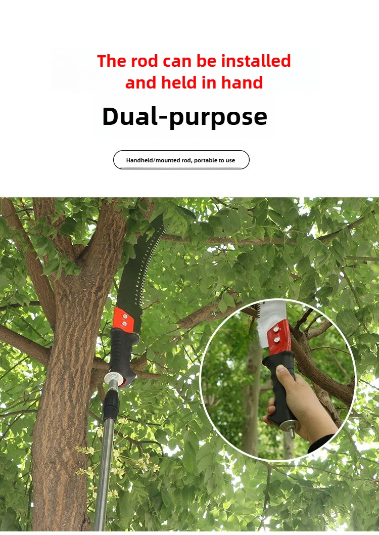 Description Picture 3 of itemStainless Steel Tree Sawing Machine Garden Extension Telescopic Pole Multi-functional Fruit Tree Branch Saw Garden Hand Tools