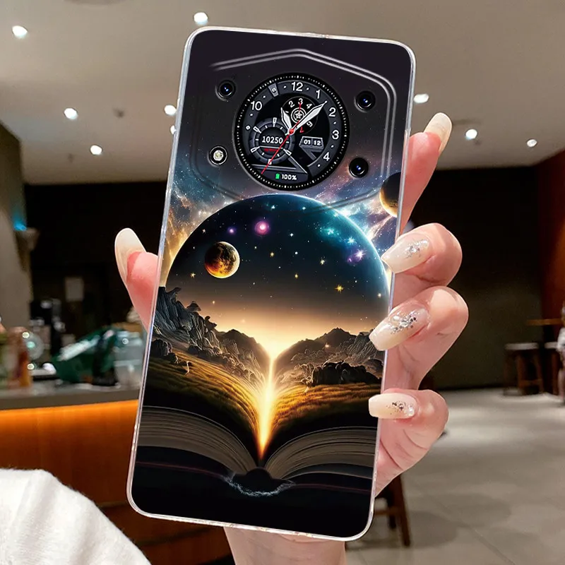 Stylish Transparent Silicone Shockproof Butterfly Design Soft Phone Case