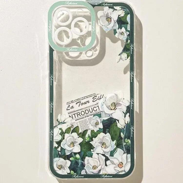 Flower Vintage Landscape Phone Case Cover