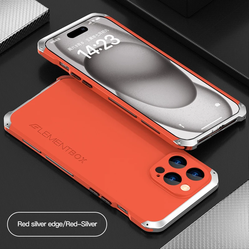 Premium PC+Alloy Metal Phone Case: Sleek and Durable Protection