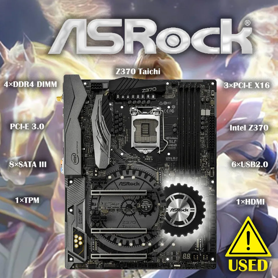ASRock Z370 taich ATX マザーボード ASRock > Z370 Taichi