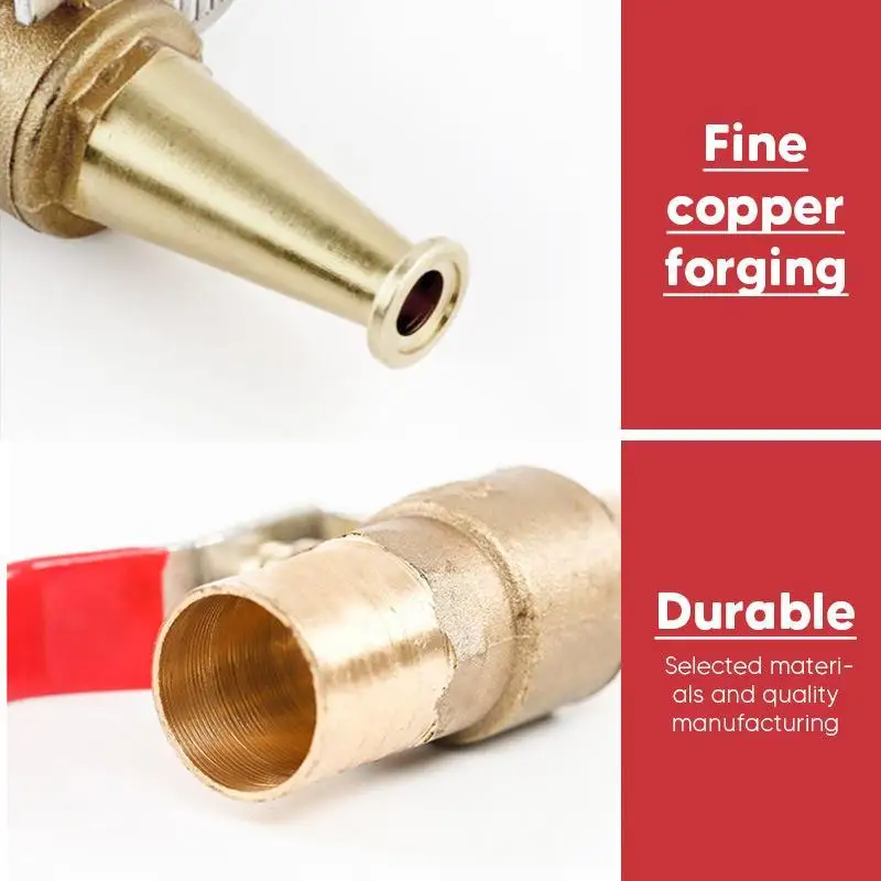 High-pressure Water Copper Gun High-pressure Water Copper Gun Car Hose Sprinkler Switch Watering Garden Fire-fighting Pipe