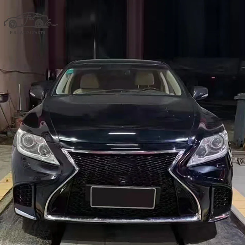 FULI Auto part PP Material Front bumper grille For lexus LS600H Ls460 2006-2012 New F sport Style facelifts car bumpers